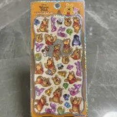 正規品　くまのプーさん　プチドロップステッカー