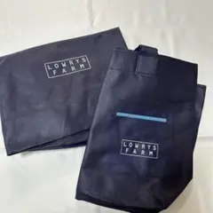 LOWRYSFARM ショッピングバッグ　中小２点セット