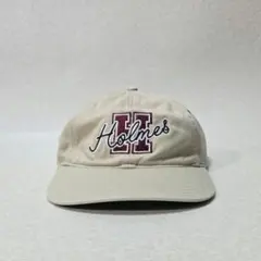 (古着)キャップ カレッジ ロゴ アメカジ ベージュ USA ストリート