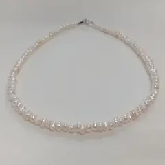 新品　淡水パールネックレス　ポテト形　可愛い