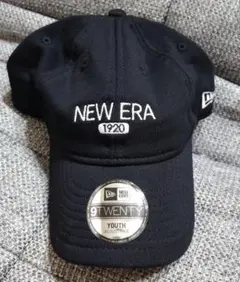 New Era 9TWENTY ブラック キャップ キッズ