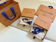 LOUIS VUITTON ギフトボックス2点、ショッパー2点、空袋2点