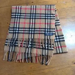 Burberrys　バーバリー　チェック柄　100% カシミヤ マフラー
