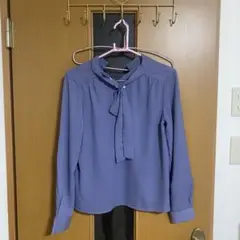 美品　新品未使用　AGbyaquagirl 薄紫長袖ブラウス