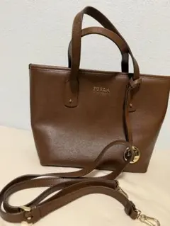 FURLA 2way ショルダーバッグ ブラウンのサムネイル