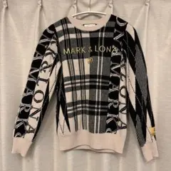 MARK & LONA チェック柄 長袖セーター