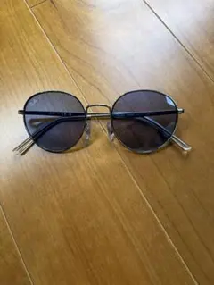 Ray-Ban ラウンド型サングラス ケース付き