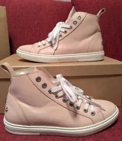 【正規品】Jimmy Choo ピンク ハイカットスニーカー