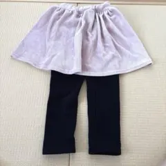 コーデュロイスカートとレギンスセット 110 裏起毛