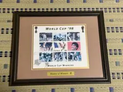 World Cup 98 記念切手 額装品 World Cup 98 記念切手 額装品 - メルカリ