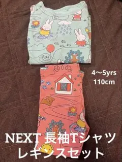 NEXT ミッフィー 長袖カットソー＆レギンスセット(110cm)