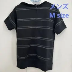 メンズ　半袖パーカー　M size