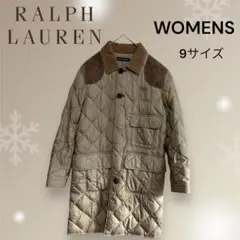 ラルフローレン　レディース キルティングダウンジャケット ベージュ