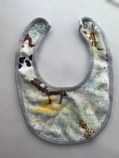 FEILER フェイラー スタイ ミントグリーン 薄緑 アニマル柄 よだれかけ