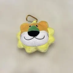 たべっ子どうぶつ カラビナ付きぬいぐるファスナーマスコット らいおんくん