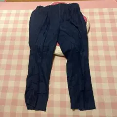 Eddie Bauer リネン スラックスネイビー ストレートフィット40/34のサムネイル