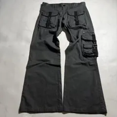 さ*う様 PPFM ダブルウエストパンツ デニム カーゴパンツ ドッキング Y2 さ*う様 PPFM ダブルウエストパンツ デニム カーゴパンツ ドッキング