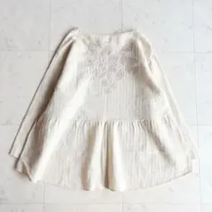 BEARDSLEY ビアズリー 刺繍 Aライン リネンプルオーバーのサムネイル