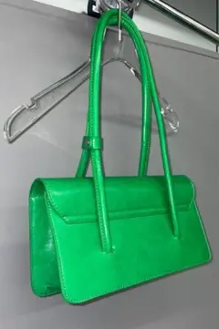 グリーン ハンドバッグ ショルダーバッグ　韓国
