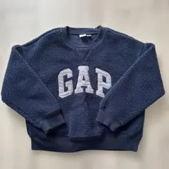 GAP Kids ボアトレーナー ネイビー 120cmのサムネイル