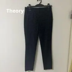 theory チェック柄パンツ