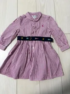 Ralph Lauren 赤白ストライプ ワンピース セット