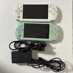 SONY PSP-2000 ホワイト　ミントグリーン2台セット