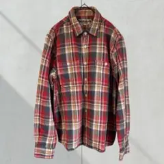 90s corisco 好配色　ネルシャツ M