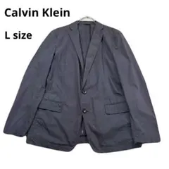 Calvin Klein テーラードジャケット ダークグレー 2ボタン　薄手