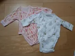 ユニクロ　ミッフィー＆うさぎ柄　ベビーシャツ肌着　2枚セット
