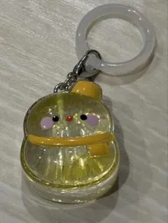 ゆきだるま めじるしチャーム 黄色