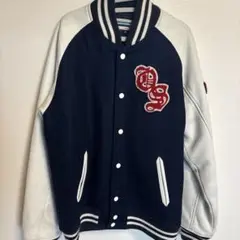 Quiksilver スタジャン M ネイビー/ホワイト