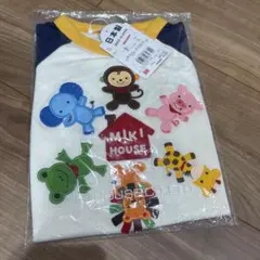 ミキハウス 動物刺繍 Tシャツ