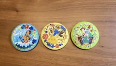 ディズニー刺繍　缶バッジ　3個セット