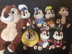 チップ＆デール クラリス ぬいぐるみ キーホルダー ストラップ まとめ