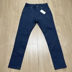 【coenコーエン】　イージースリムパンツ　ネイビー　Sサイズ