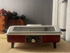 【新品・未使用】ナショナル電気グリルパン・NF-045A ・ワインレッド 新品・未開封】ナショナル電気グリルパン・NF-045A ・ワインレッド