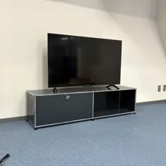 中古 USMハラー｜キャビネット テレビボード 2列1段 アントラサイト