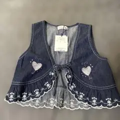 新品未使用 kp 刺繍 ベスト
