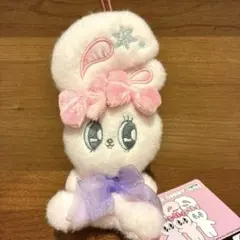 エスターバニー　スノーリボンマスコット　リボンバニー タグ付き　ピンク