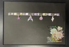 イタリアンチャームブレスレット 《シルバー×パープル×ゴールド/マリンデザイン》