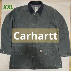 カーハートCarharttダックジャケット モスグリーンフェードハーフ