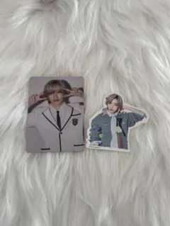 道枝駿佑 hard workファミクラ盤 トレカ・シール　セット