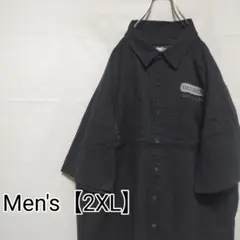 P108【US輸入】ハーレーダビッドソン　半袖シャツ【メンズ2XL】ブラックのサムネイル