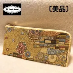Think Bee! ゴールデンクリムト L字ファスナー 長財布 ゴブラン織りのサムネイル