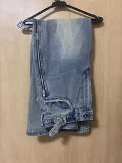 GRANCY サイドジップデニム ブルー S