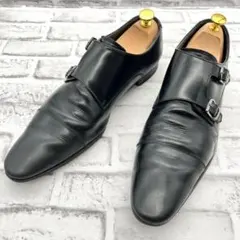 リーガル ローファー ダブルモンク レザー ブラック 27.0cm