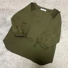 frames RAY CASSIN 七分袖 ブラウス カーキ