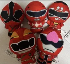 スーパー戦隊シリーズ ちびぐるみ 祝50周年 レッド 全5種セット