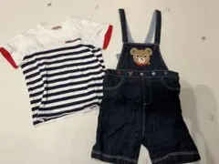 ミキハウス Tシャツ サロペット セット